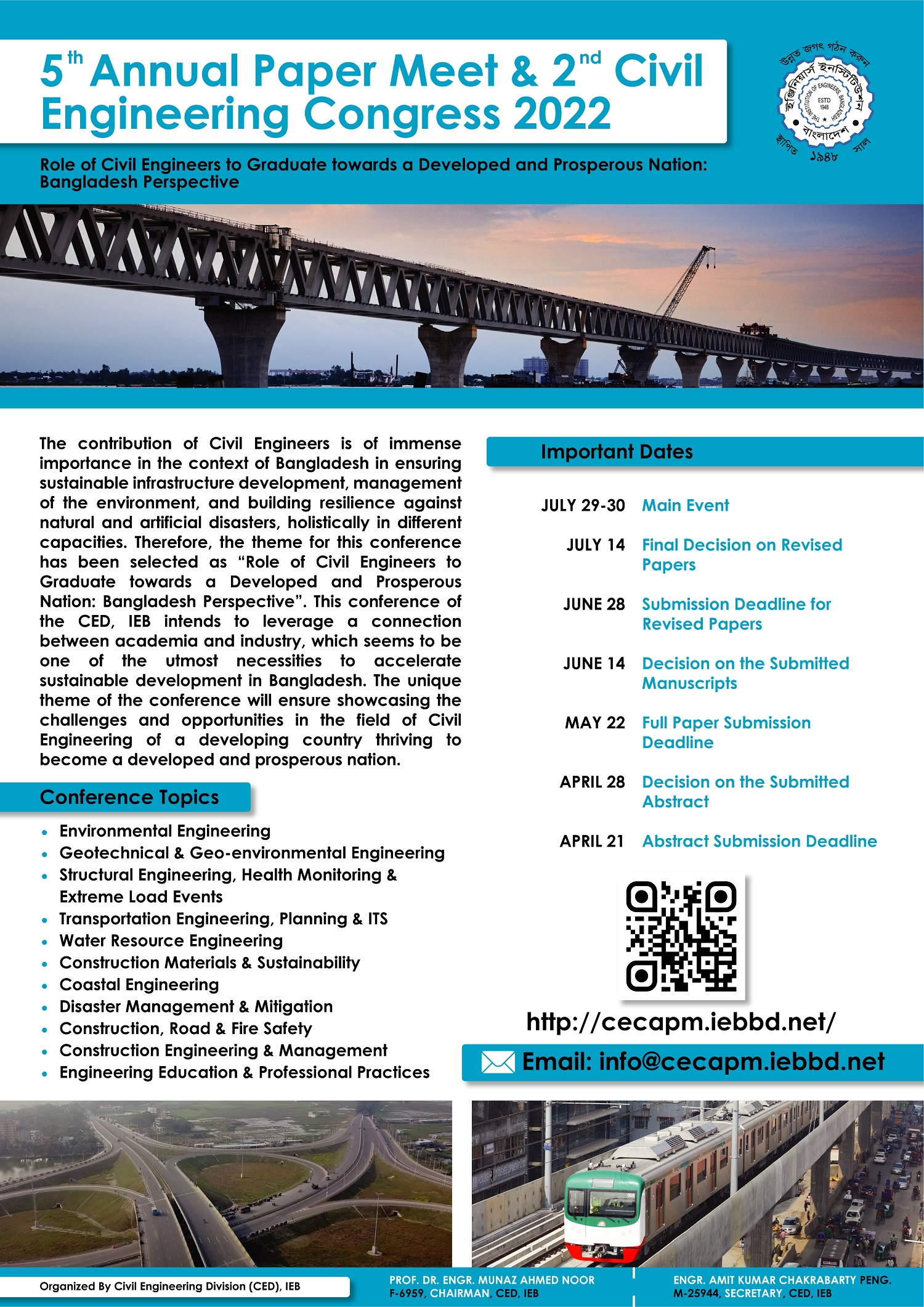 5th Annual Paper Meet & Civil Engineering Congress 2022